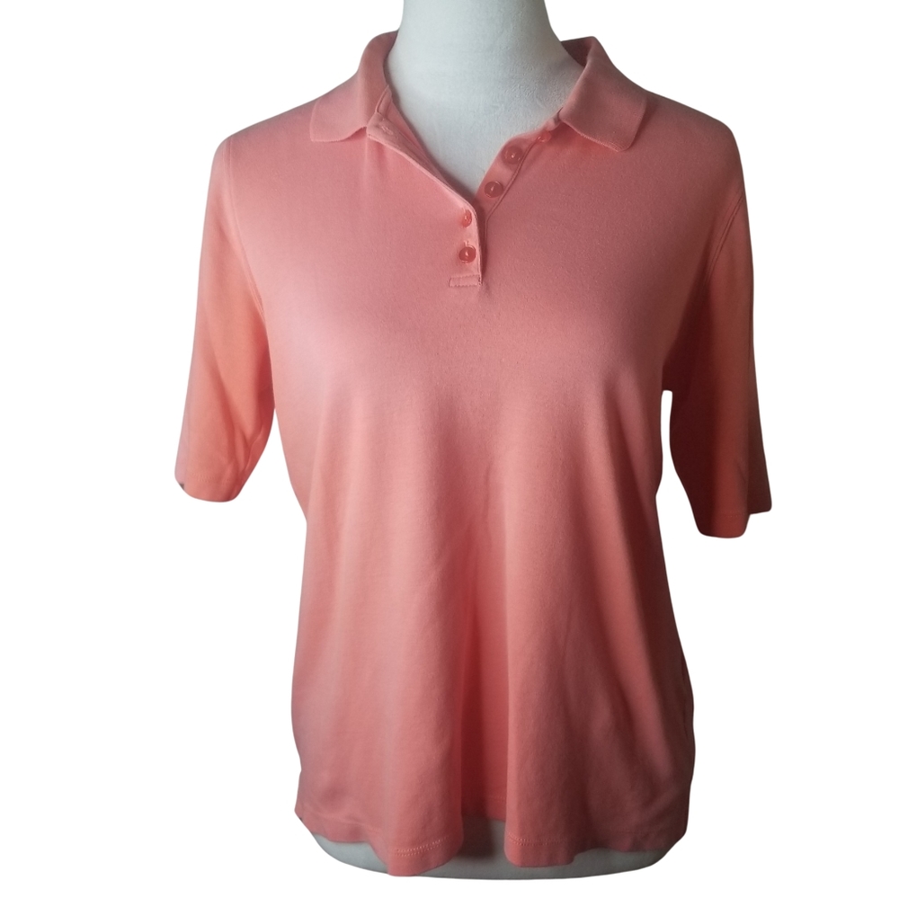🦋Appleseed's 100% Cotton Coral Crush Polo